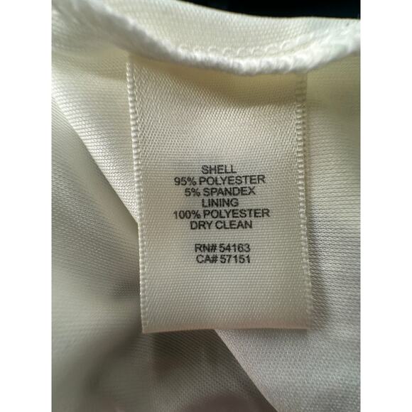 Eliza J Plus Size 16W Geometric Long Sleeve Knit Dress Knee Length Graphic Gray - Picture 6 of 6